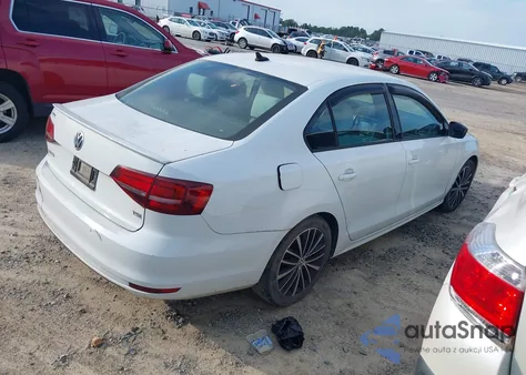 2016 Volkswagen Jetta 1.8T Sport из США, поврежденный, VIN 3VWD17AJ2GM278367